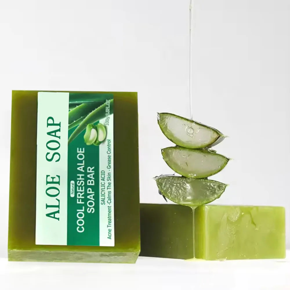 Aloe Vera Cleansing Essential Oil Moisturizing Handmade Soap