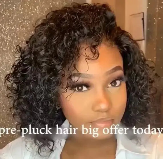 New Style Women's Middle Part Curly Synthetic Wig