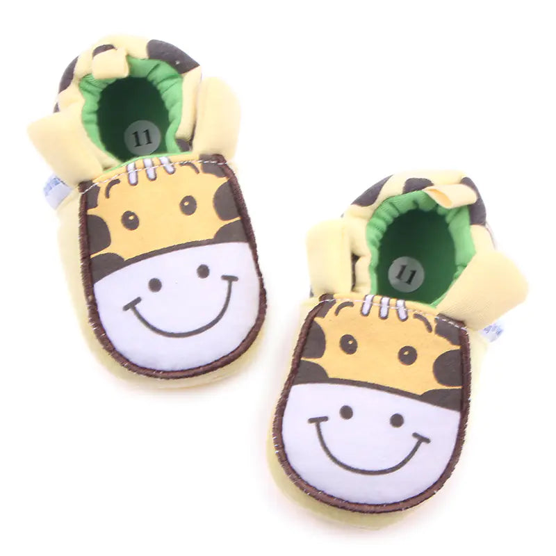 Wholesale Cotton Baby Walking Shoes with Soft Sole