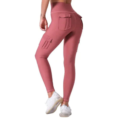 PocketFit Cargo Leggings for Yoga and Fitness