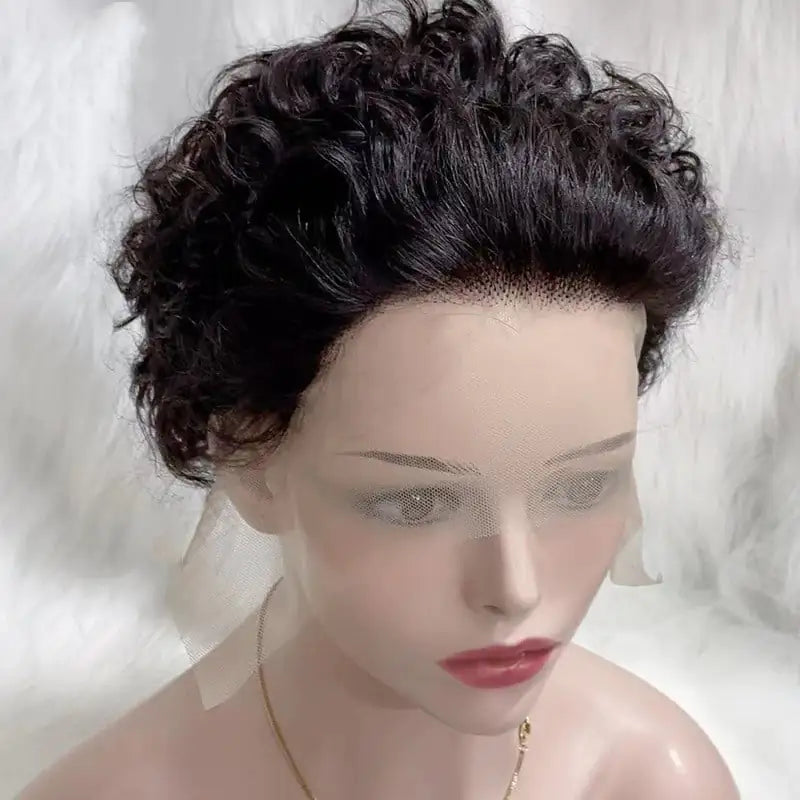 Front Lace Hand-Woven Real Hair Cover