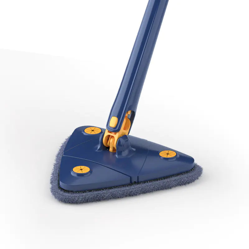 Triangular Spin Mop with No-Hand Washing Feature