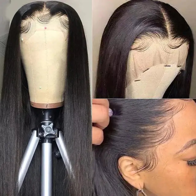 Chocolate Brown Lace Front Human Hair Wig for Women