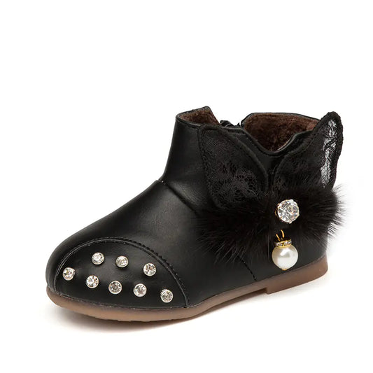 2020 Winter Newborn Leather Baby Shoes for Girls