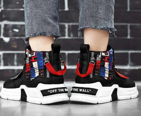 Men's High-Top Waterproof Sneakers for Fall/Winter