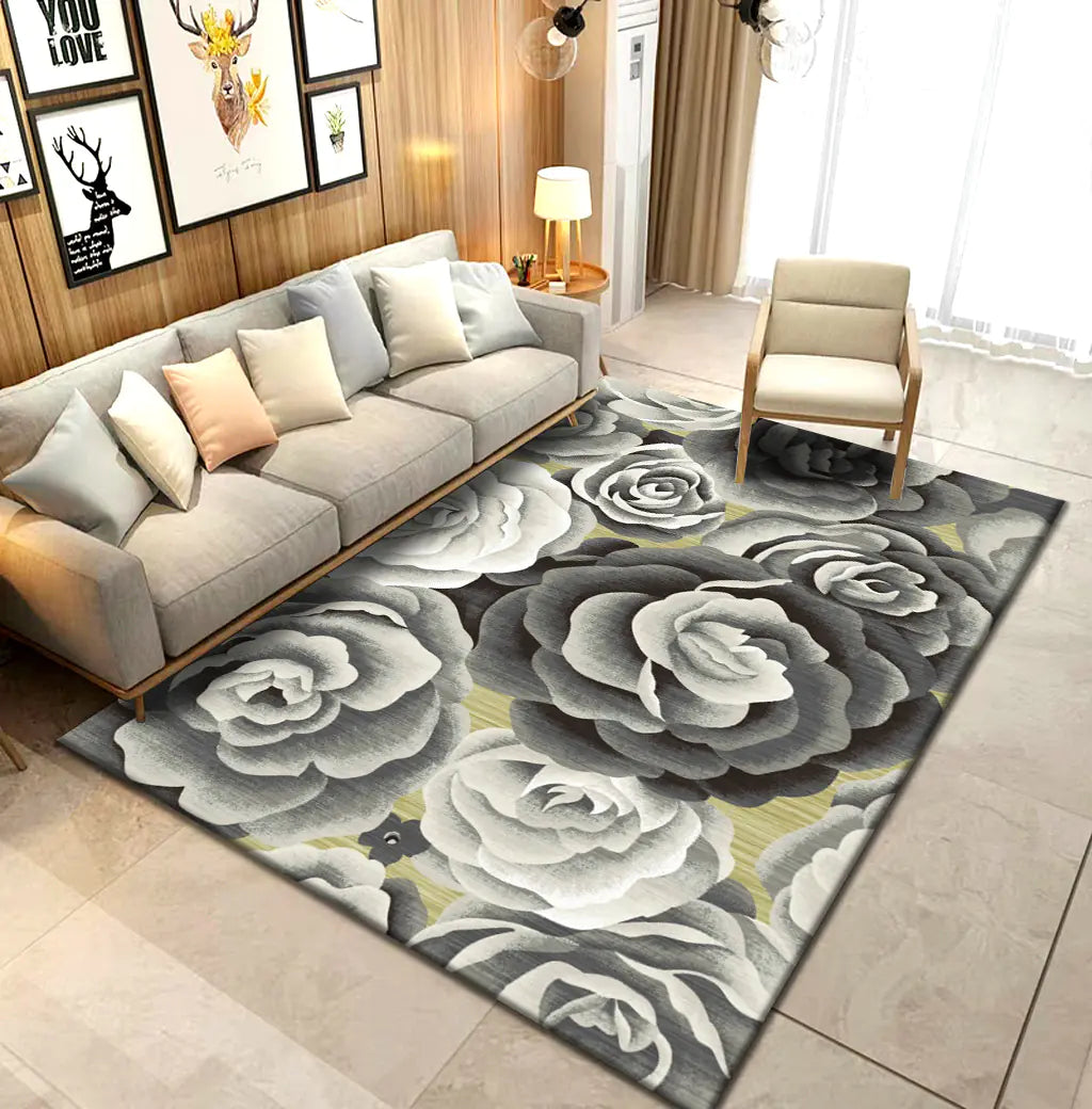 Modern Thick Area Rug for Home and Office Use