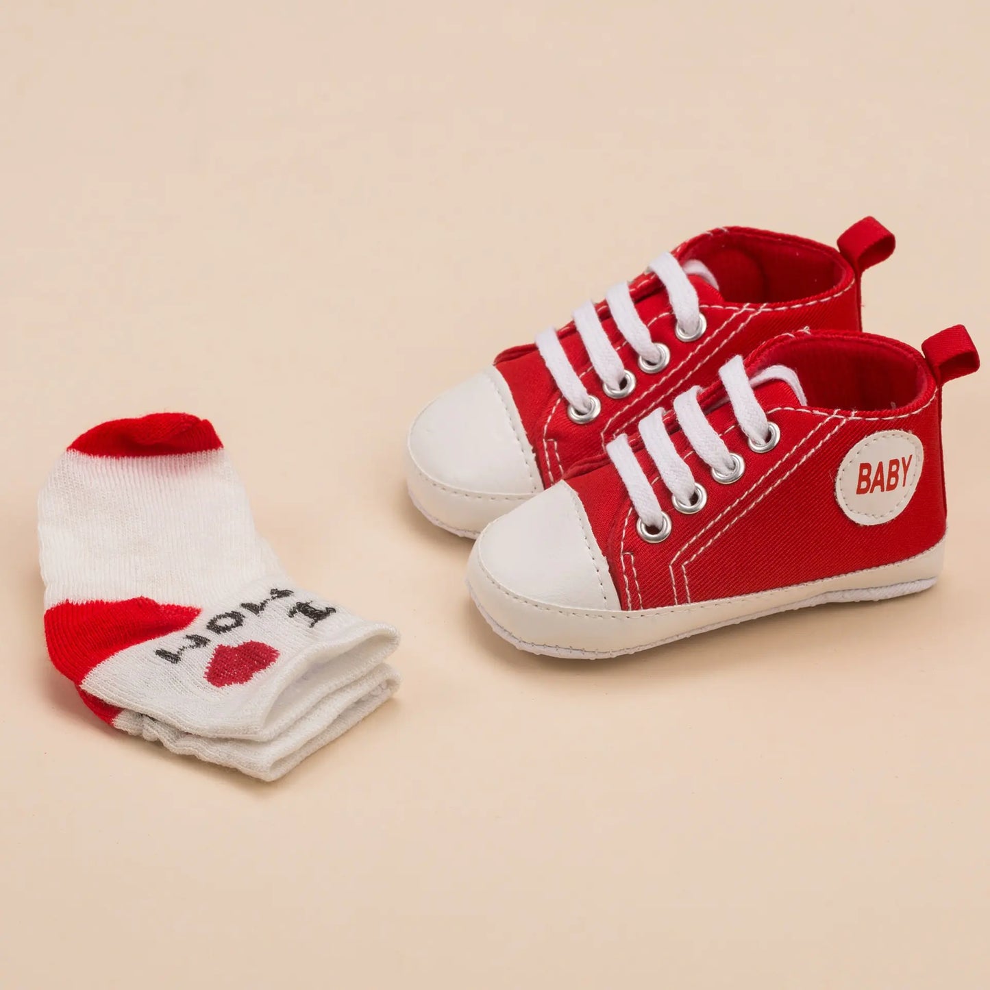 Direct Sale Soft Sole Non-Slip Baby Shoes Set