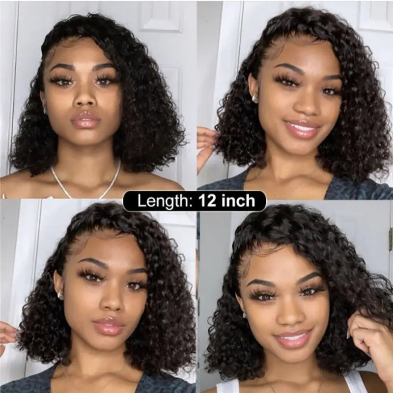 Synthetic Lace Front Wig - Curly Braided Women's Hair