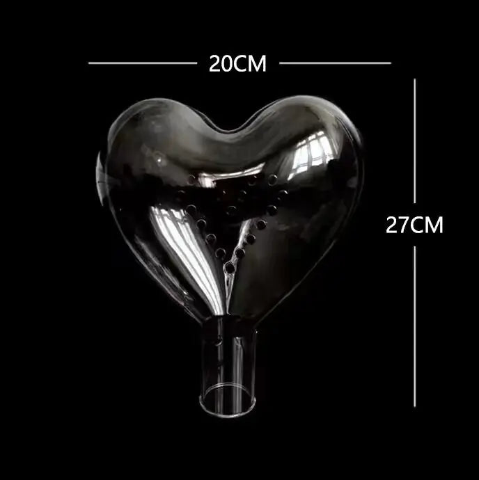 Acrylic Heart-Shaped Bubble Ball with Handle Gift Box