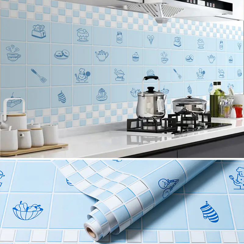 Self-Adhesive Waterproof Kitchen Oil-Resistant Stickers