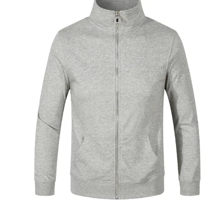 Solid Color Zipper Jacket (One Piece)