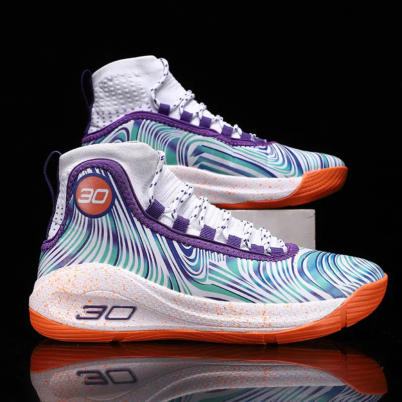 New High-Top Basketball Shoes for Boys and Girls