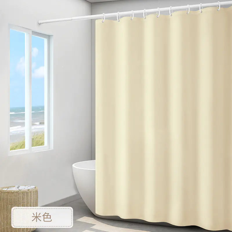 Thick Waterproof Shower Curtain for Bathroom Use