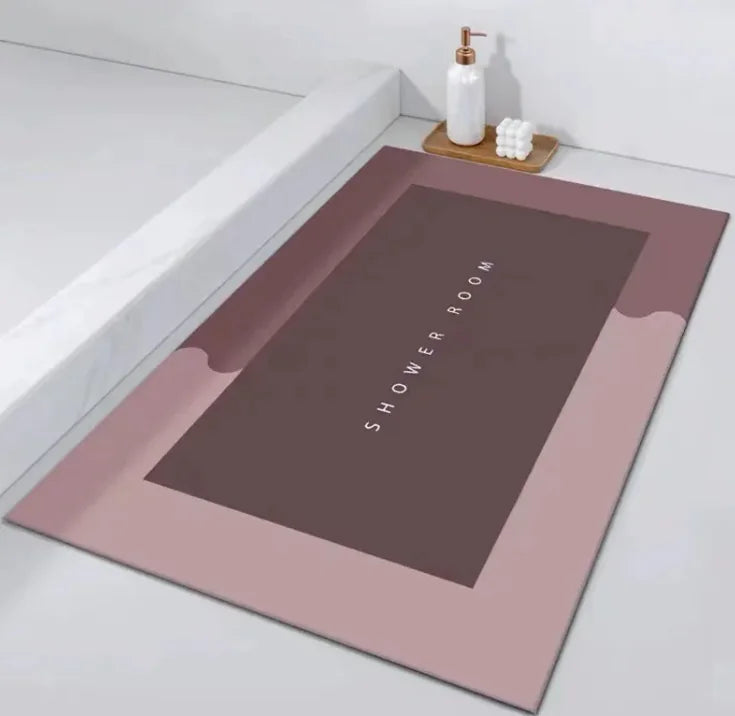 Absorbent Diatom Ooze Bath Mat