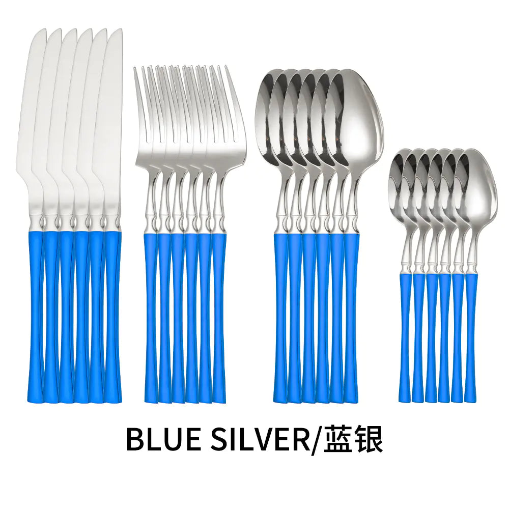 Titanium Coated Stainless Steel Cutlery Set for Dining