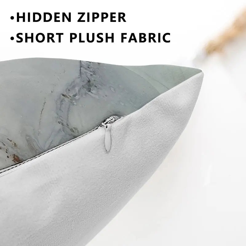 4 Printed Marble Pillow Covers for Home Decor (17.7")