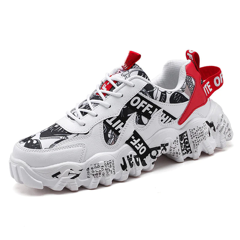 Summer Breathable Men's Sneakers - Trendy Casual Shoes