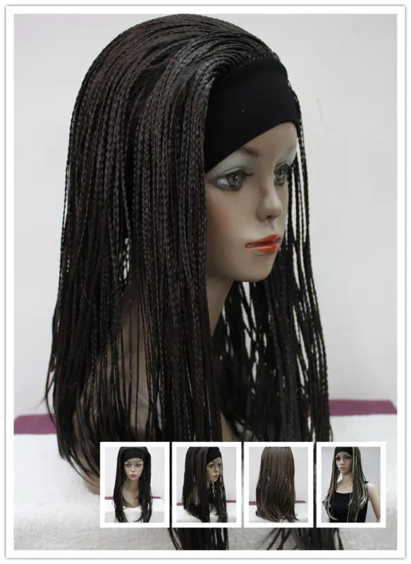 African Braid Gradient Wig for Women - Hip Hop Style