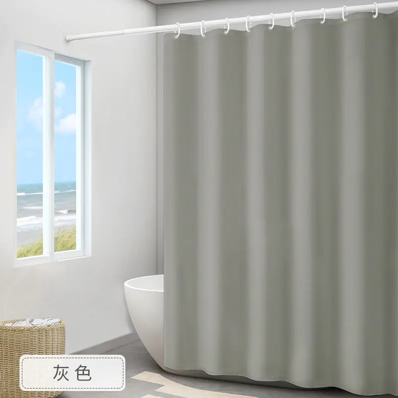 Thick Waterproof Shower Curtain for Bathroom Use