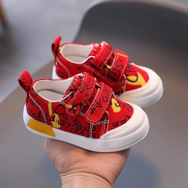 Kids Canvas Sneakers for Babies 0-2 Years Old