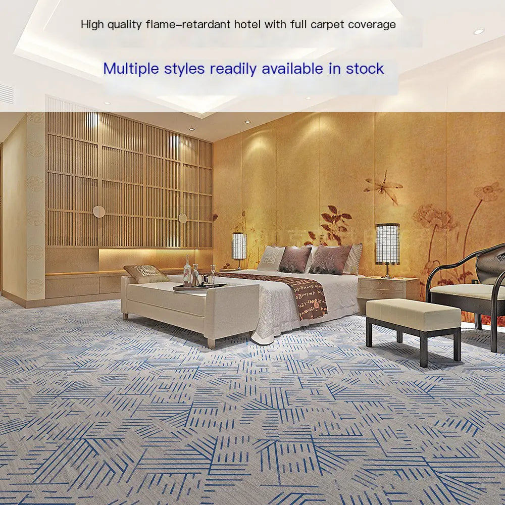 Simple Hotel Carpet for Rooms, Corridors, and Halls