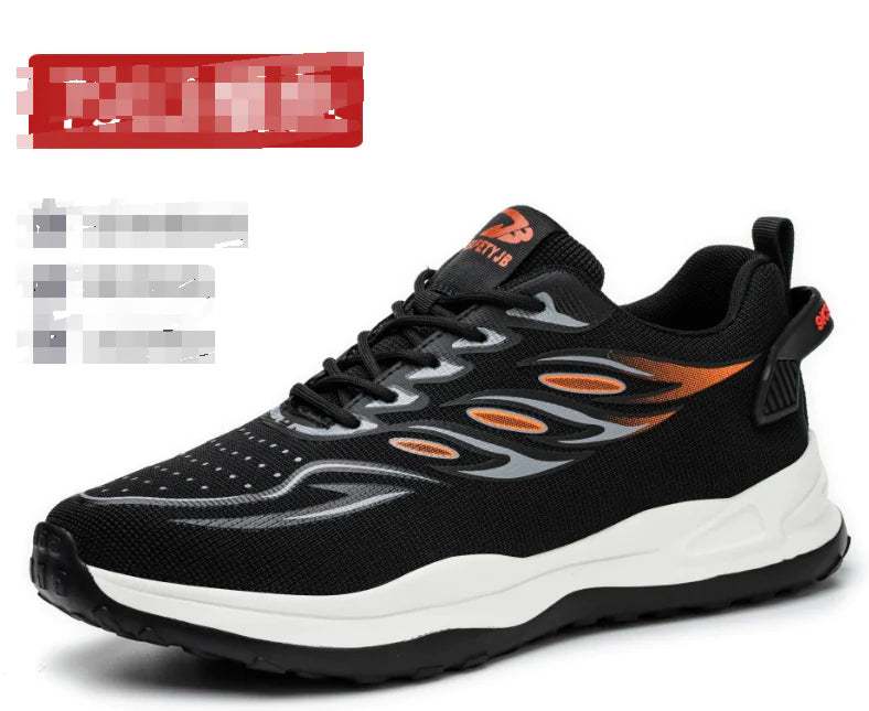 Men's Steel Toe Work Boots - High Top Safety Shoes