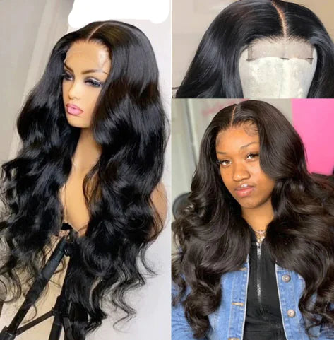 Human Hair Wavy Wig - Fashionable Hairpiece