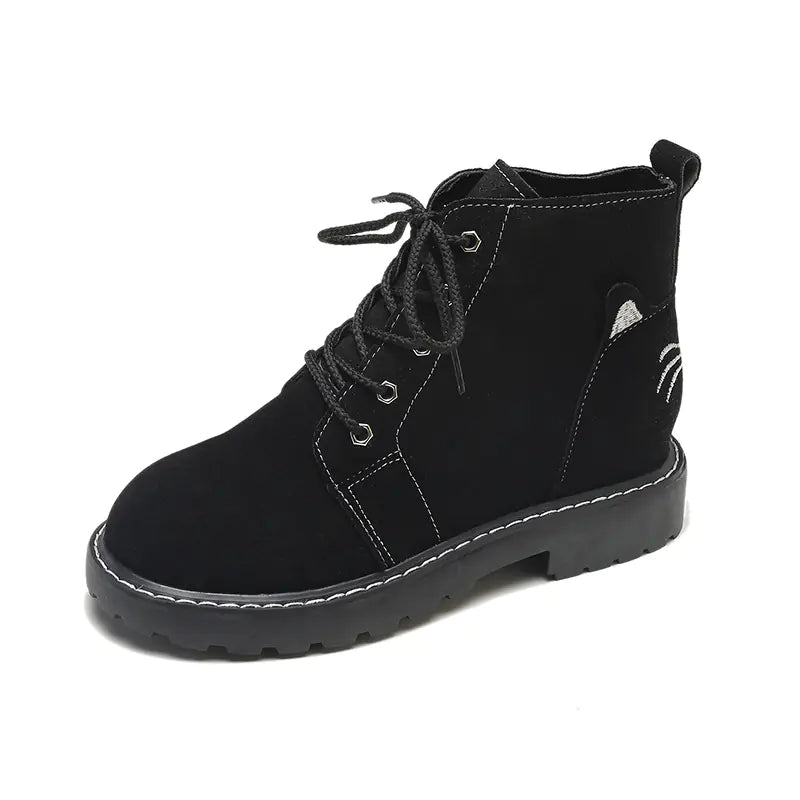 Fashionable Women's Casual Low-Top Martin Boots