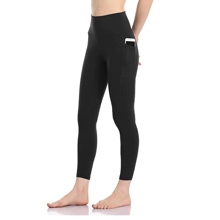 High Waist Peach Yoga Pants for Comfort and Style