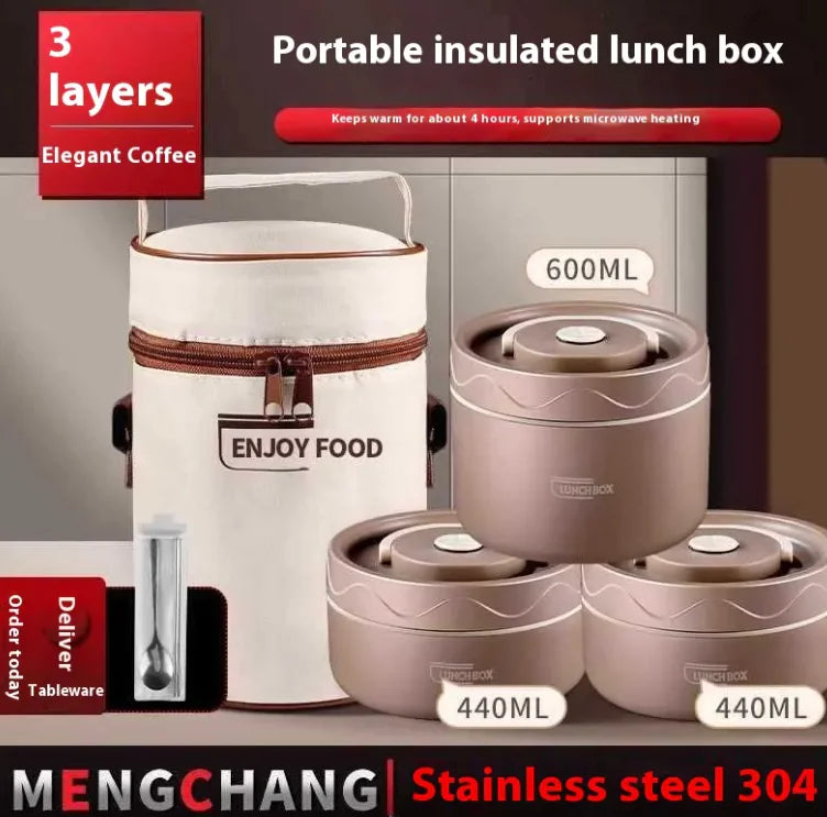 Multi-layer Extra Long Insulation Lunch Box