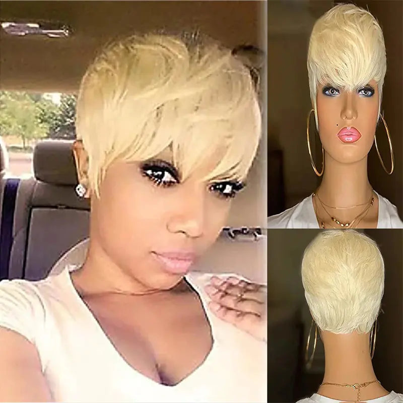 Fluffy Black Short Hair Wig Headgear Trend