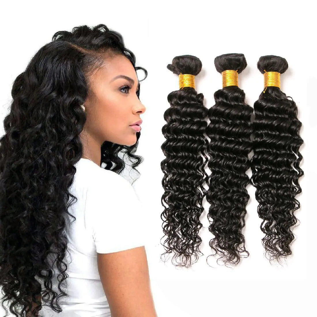 Real Human Hair Extensions for Dyeing and Styling