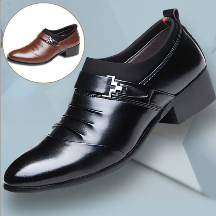 Men's Large Size Leather Formal Business Casual Shoes