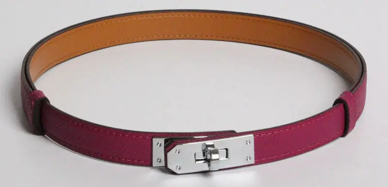 H 2019 New Kelly Leather Slim Belt for Women