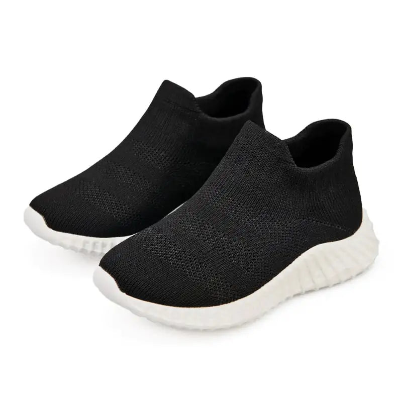 Children's Breathable Soft Bottom One-Step Net Shoes