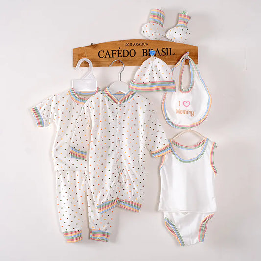 Baby Cotton Set for Newborns - 8-Piece Export Quality