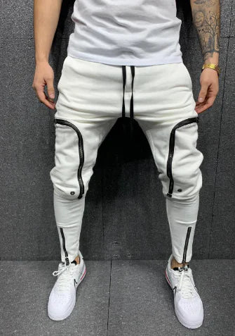 Fashion Cargo Pants - Modern Style with Zipper Pockets