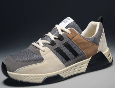 Men's Breathable Color-Block Mesh Sneakers