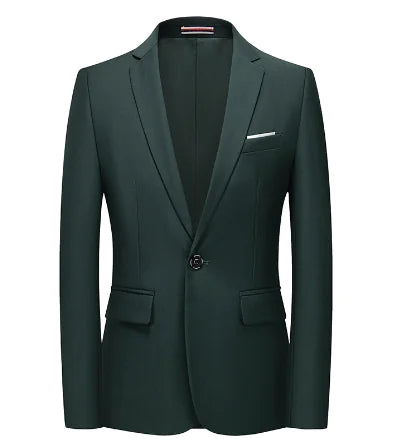 Men's Casual Blazer - Slim Fit Business Jacket (One Piece)
