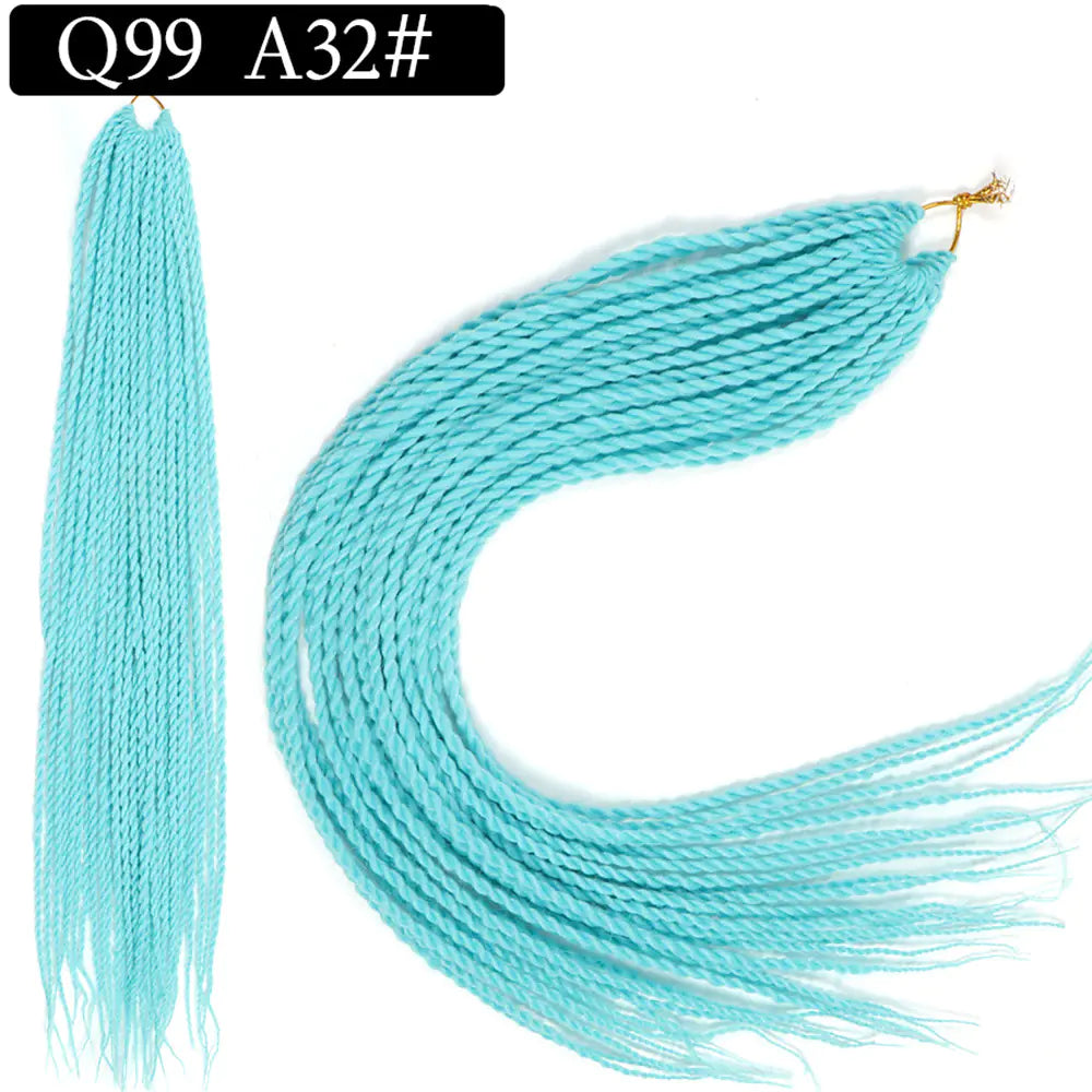 African Twist Braid Synthetic Hair Wig for Wholesale