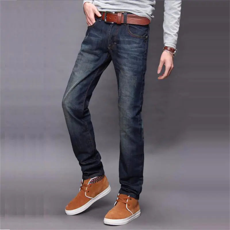 Men's Retro Straight-Leg Pants