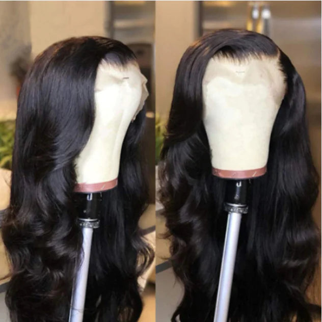 Lace Front Medium-Length Curly Wig for Women