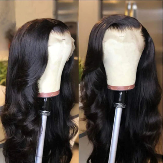 Lace Front Medium-Length Curly Wig for Women