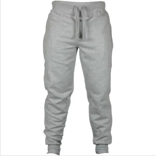 Men's Plus Size Solid Color Fitness Sweatpants