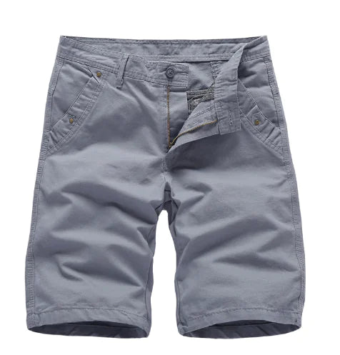 Men's Cotton Cargo Shorts for Summer (One Piece)