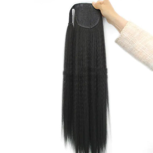 Fluffy Straight Ponytail Wig for Women