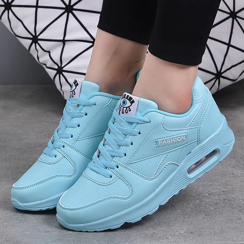 Women's Air Cushion Sneakers - Korean Style Casual Shoes