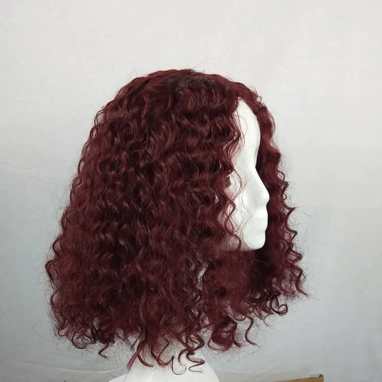 African Wig - Short Curly Synthetic Hairpiece