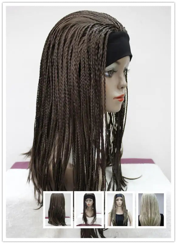 African Braid Gradient Wig for Women - Hip Hop Style