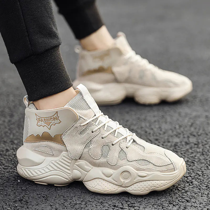 Versatile Casual Elevation Sneakers for Students